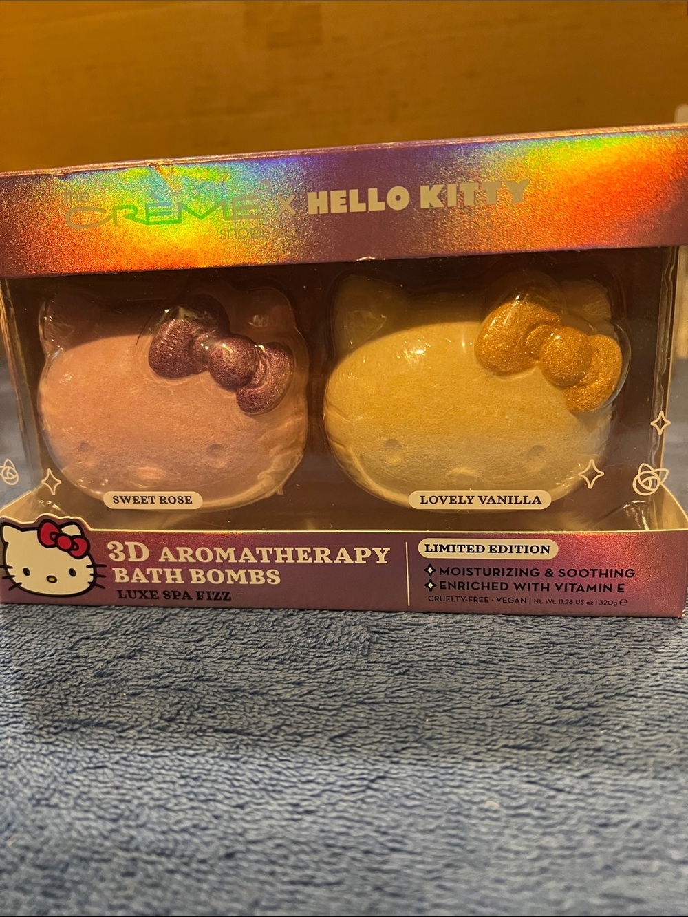 Hello Kitty 3D Bath Bomb Duo - Sweet Rose & Lovely Vanilla